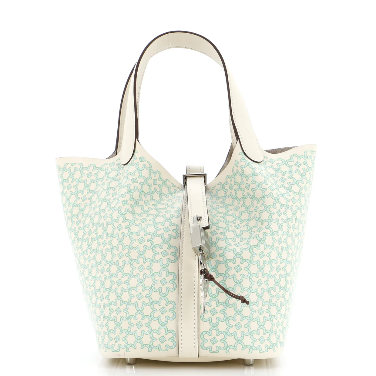 Picotin Lock Bag Lucky Daisy Printed Swift PM - Deep Luxury