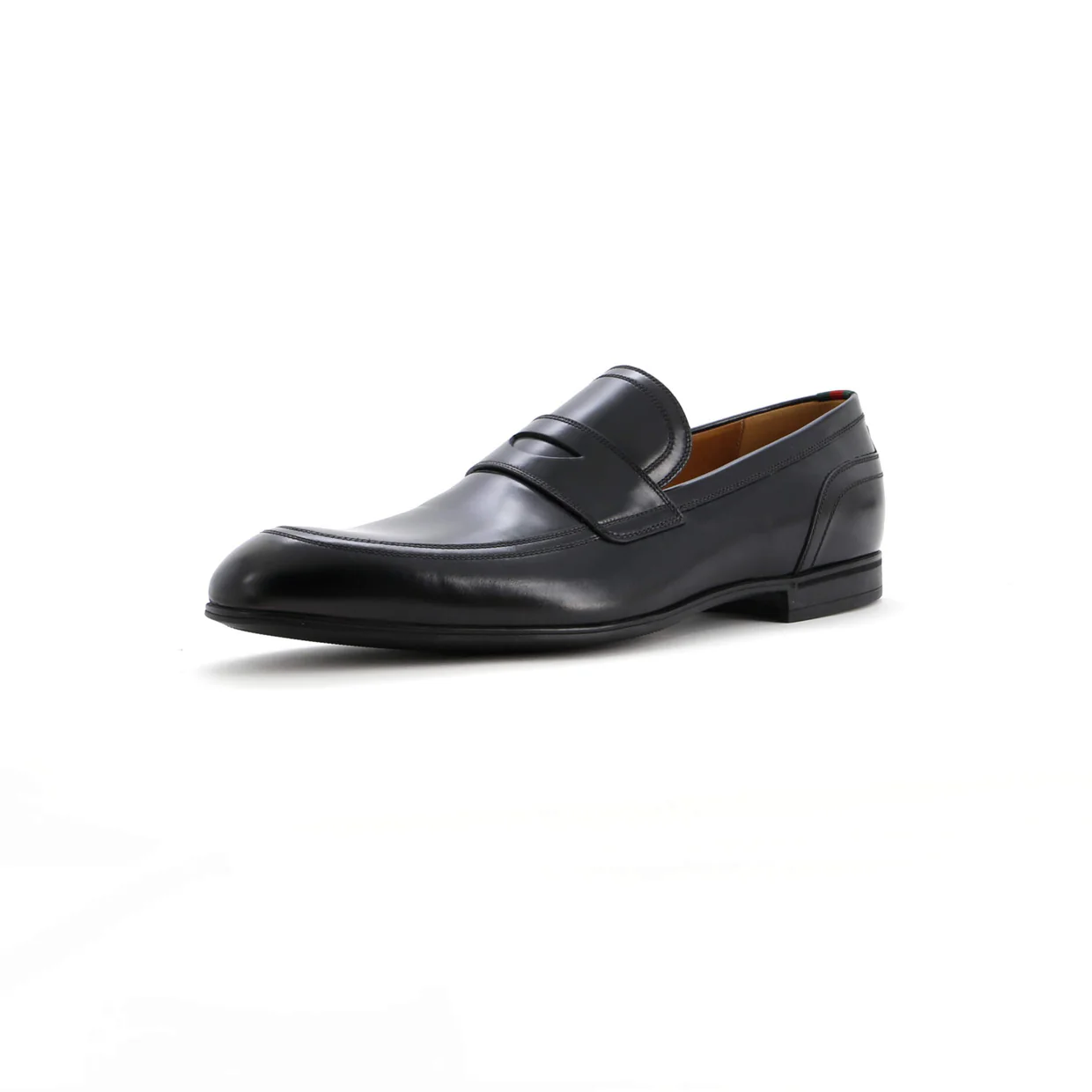 Men's Web Loafers Leather - Deep Luxury