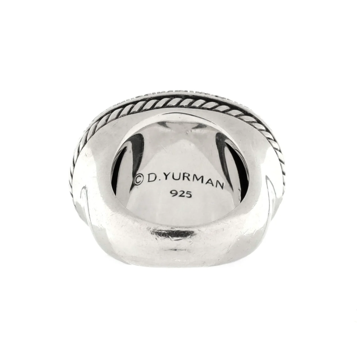 Midnight Melange Oval Ring Sterling Silver with Diamonds - Deep Luxury