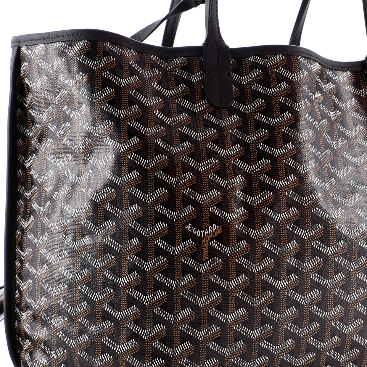 Anjou Reversible Tote Coated Canvas PM - Deep Luxury