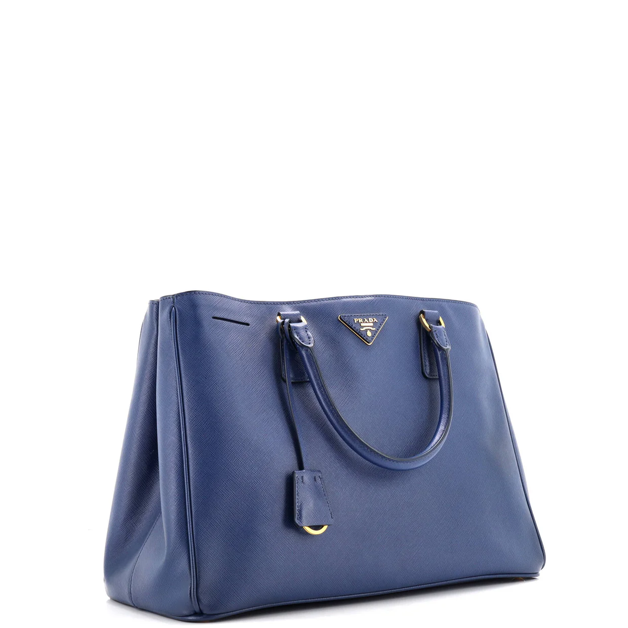 Lux Open Tote Saffiano Leather Large - Deep Luxury