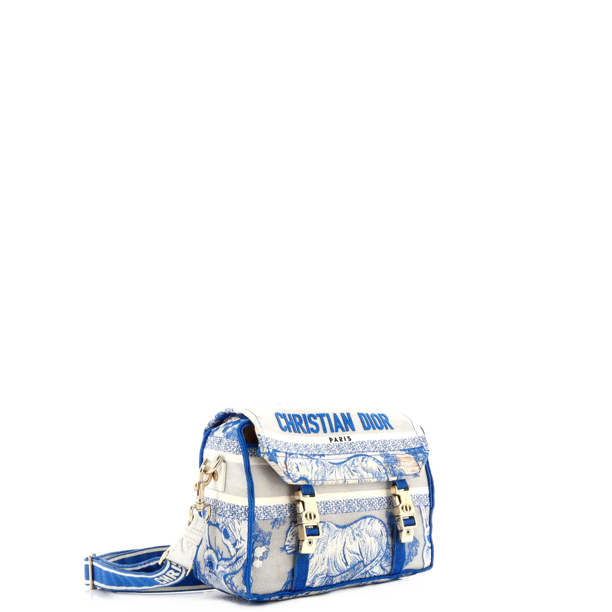 Diorcamp Messenger Bag Embroidered Canvas Small - Deep Luxury