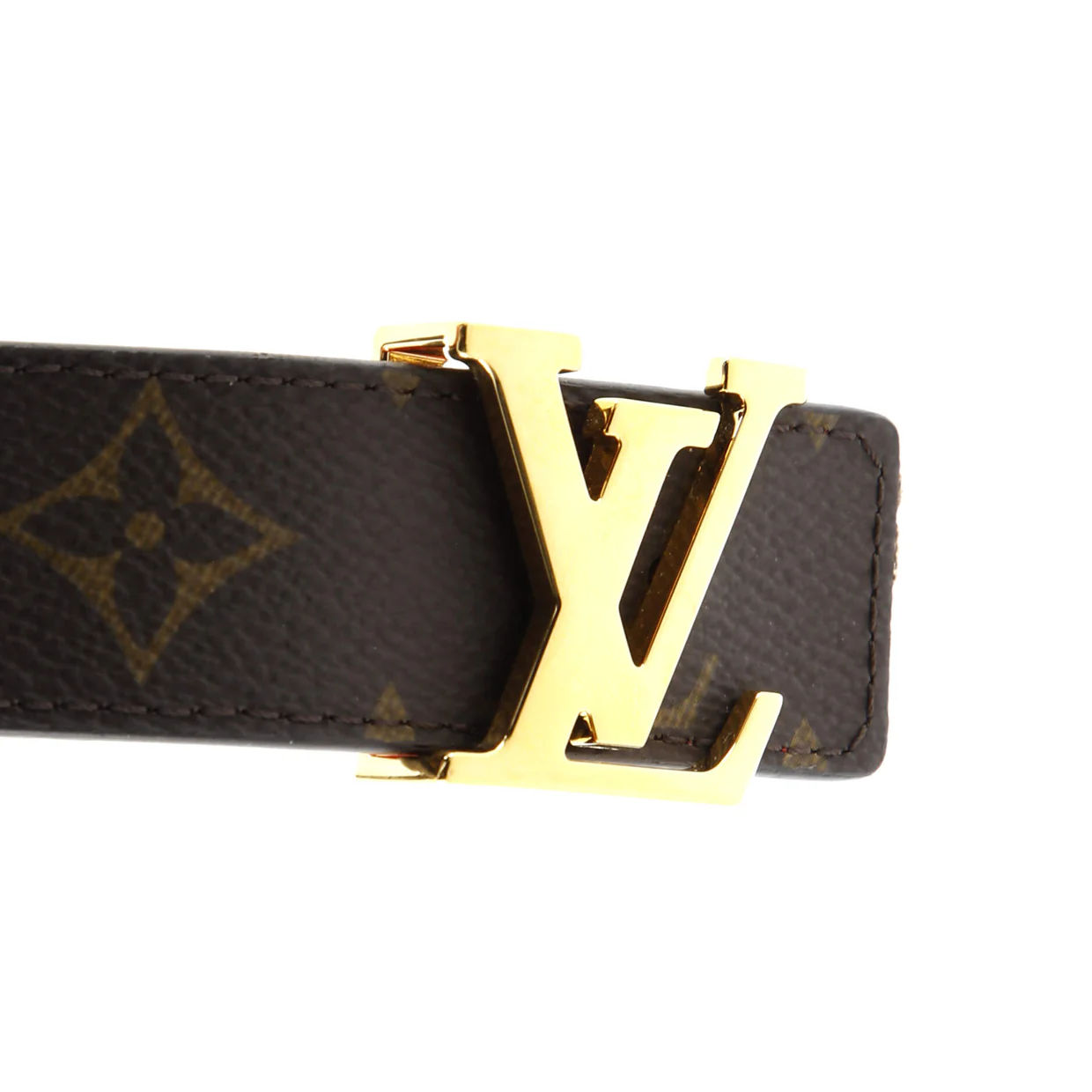 LV Initiales Belt Monogram Canvas Thin 95 - Deep Luxury