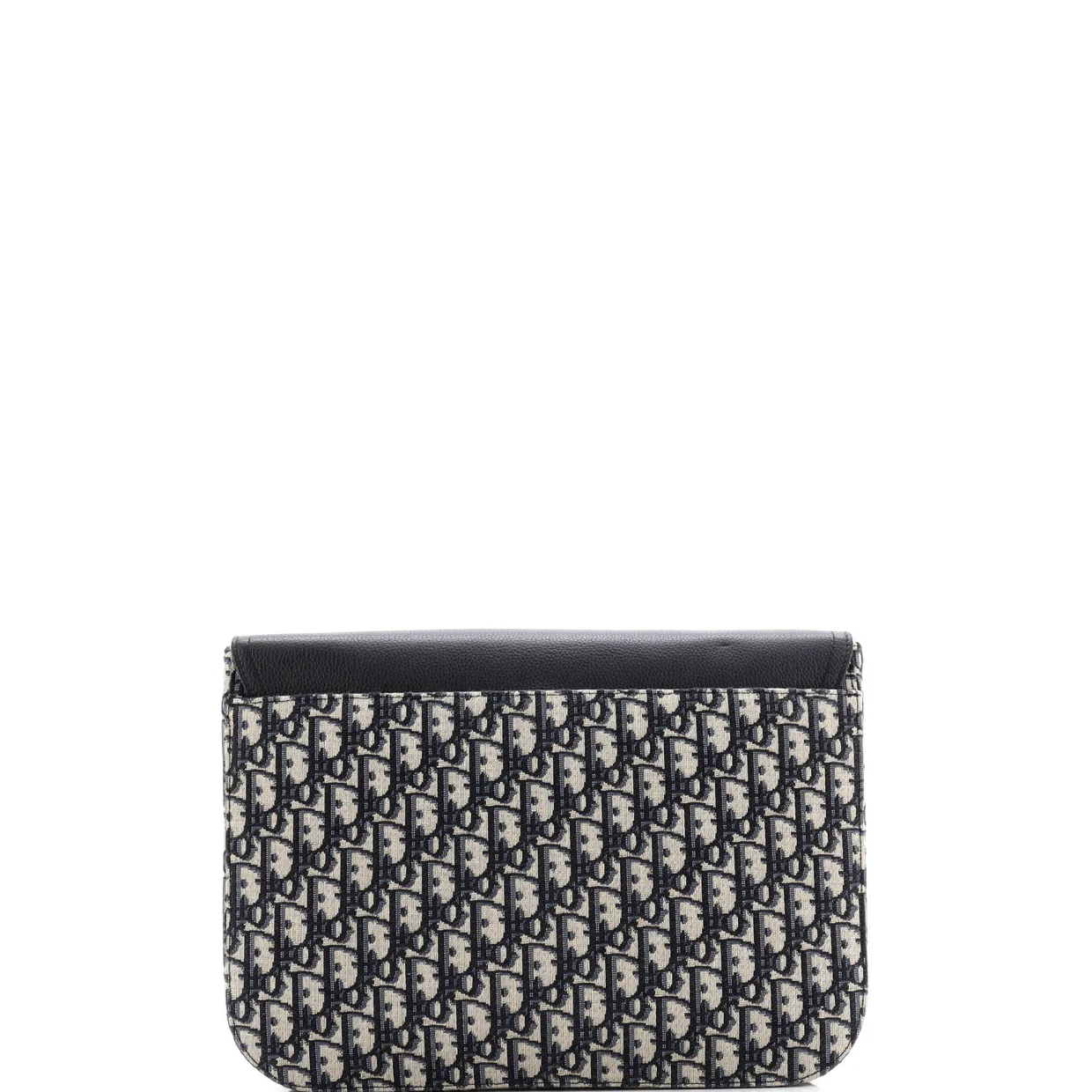 Saddle A4 Clutch Oblique Canvas and Leather - Deep Luxury