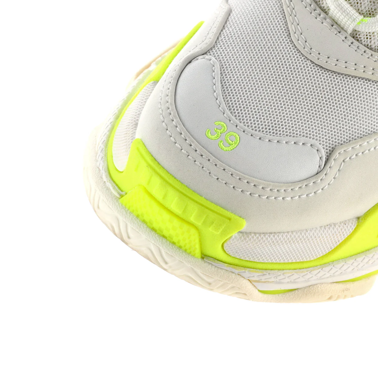 Men's Triple S Sneakers Fabric and Mesh with Faux Leather - Deep Luxury