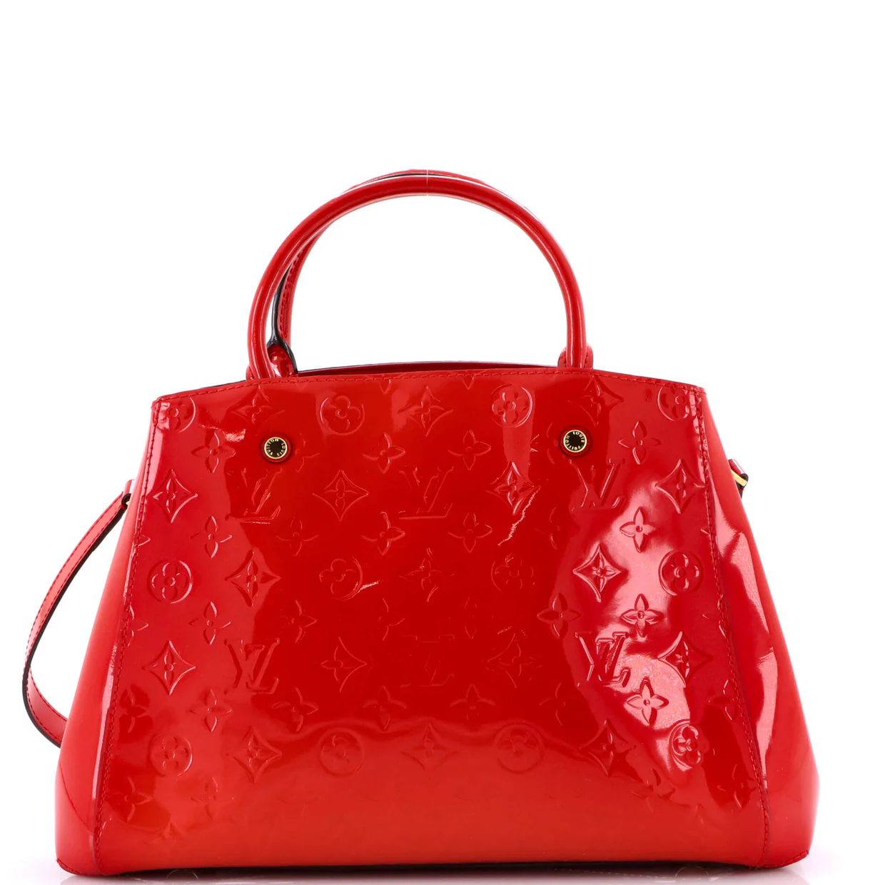 Montaigne Handbag Monogram Vernis MM - Deep Luxury
