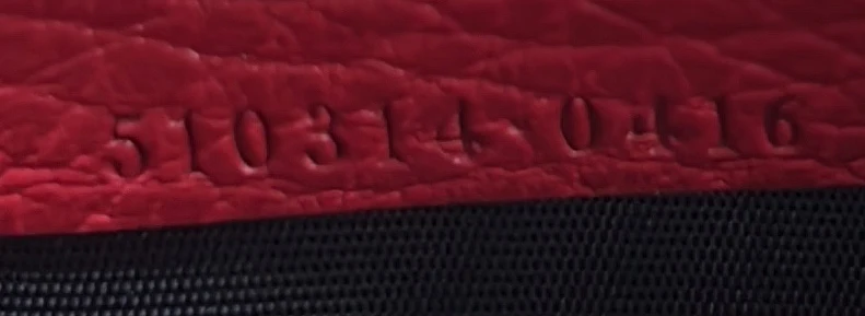 Interlocking Wallet on Chain Leather - Deep Luxury