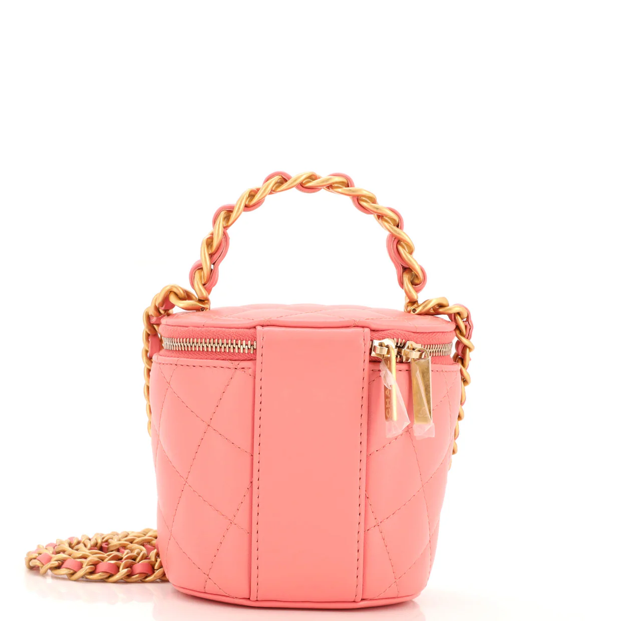 Afternoon Tea Vanity Bucket Bag Quilted Lambskin - Deep Luxury