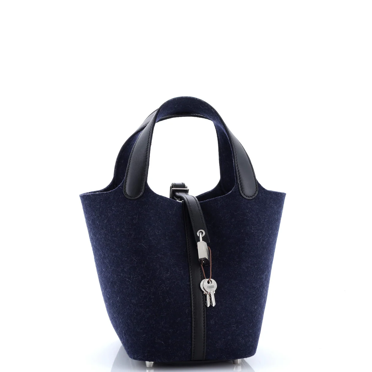 Picotin Lock Bag Felt with Leather PM - Deep Luxury