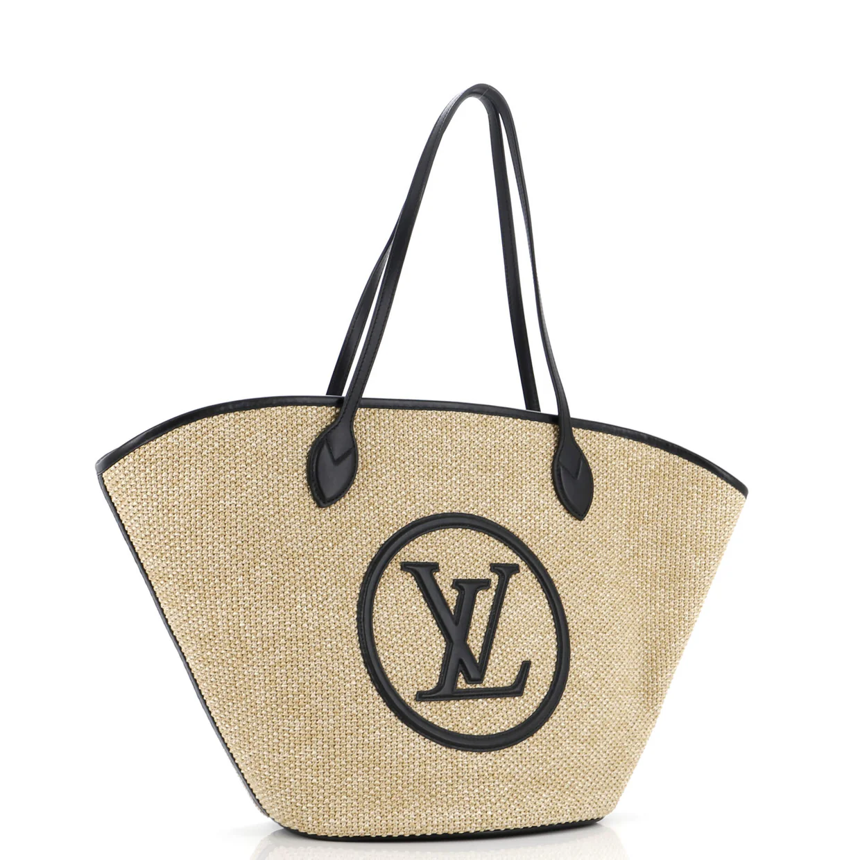 Saint Jacques NM Handbag Raffia and Leather - Deep Luxury