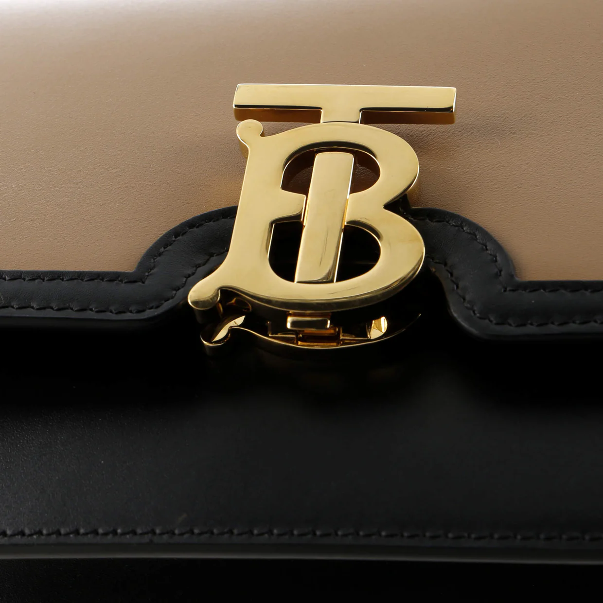 TB Flap Bag Leather Small - Deep Luxury