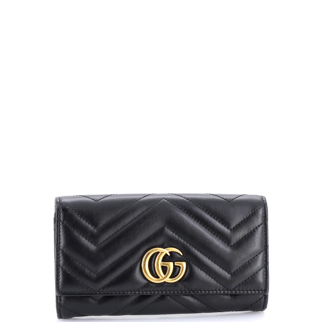 GG Marmont Continental Wallet Matelasse Leather - Deep Luxury