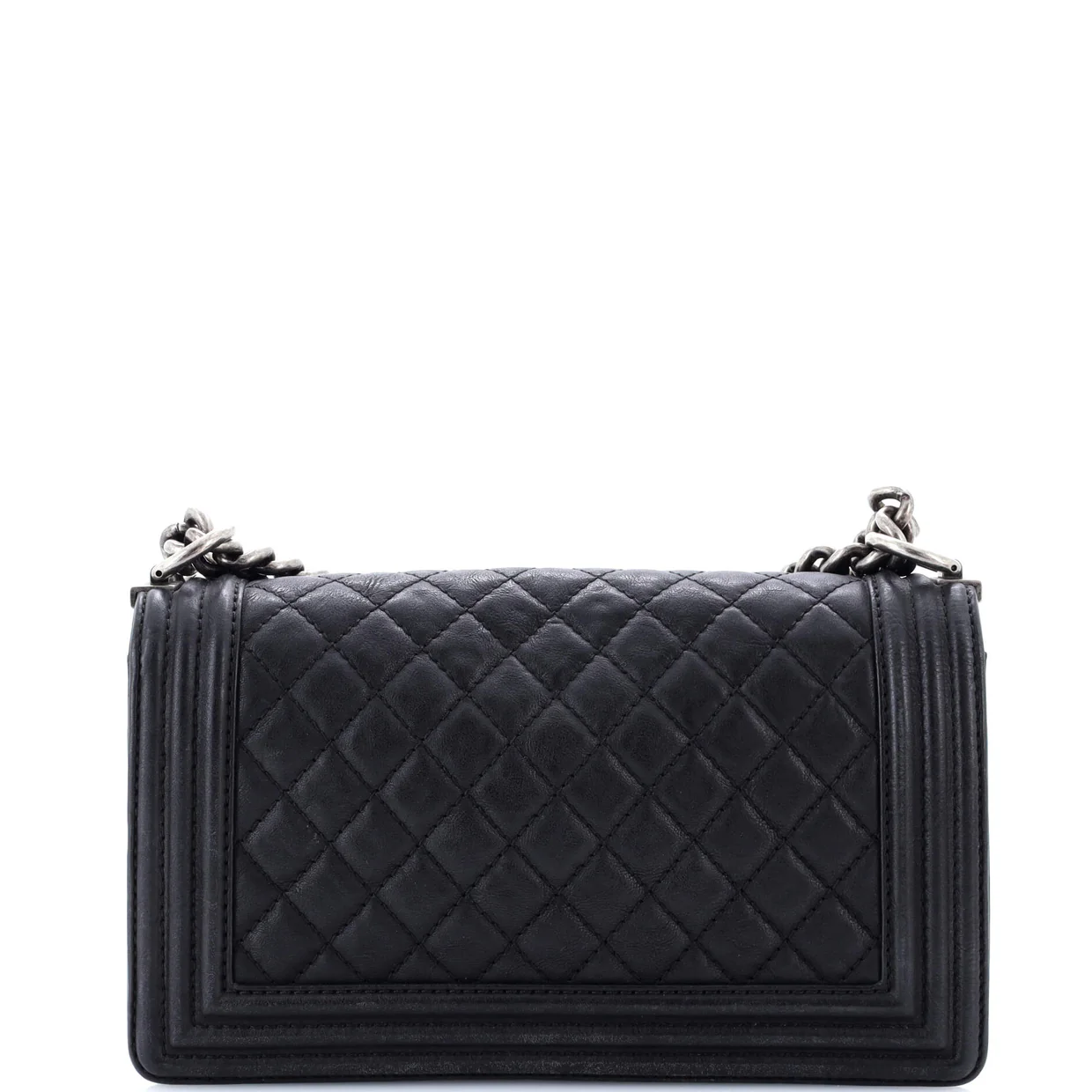 Paris-Dallas Boy Flap Bag Quilted Calfskin with Metal Adornments Old Medium - Deep Luxury