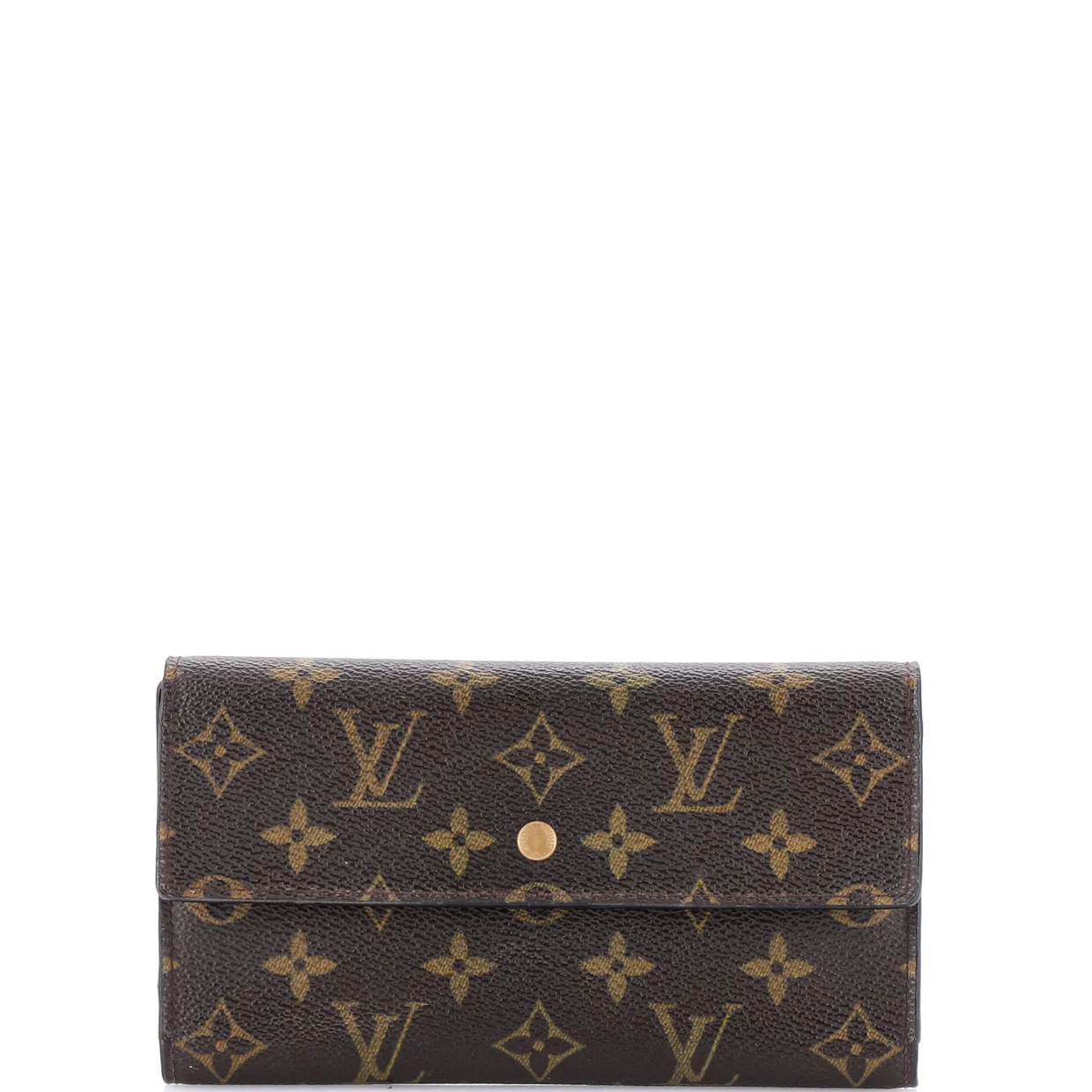 Sarah Wallet Monogram Canvas - Deep Luxury