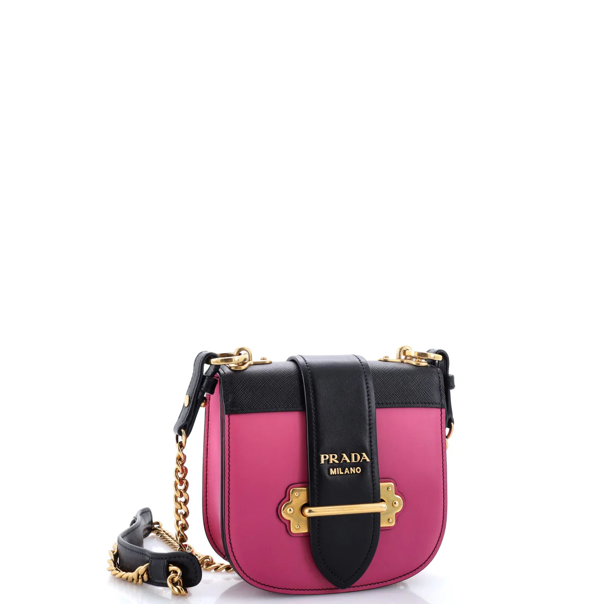 Pionniere Crossbody Bag City Calf with Saffiano Small - Deep Luxury