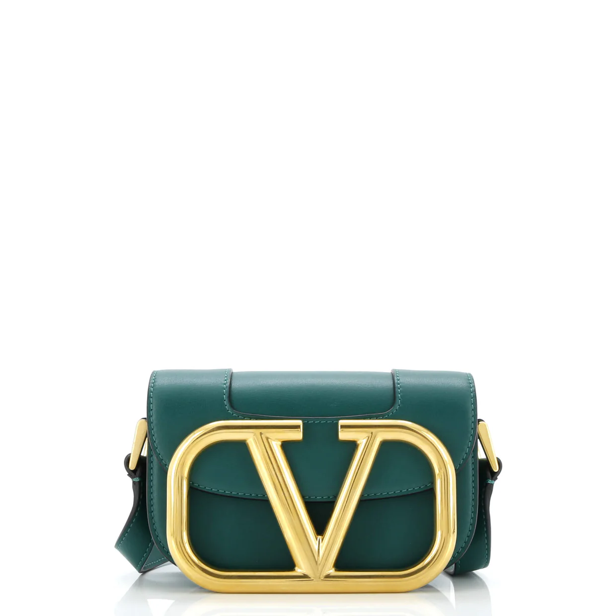 Supervee Crossbody Bag Leather Small - Deep Luxury