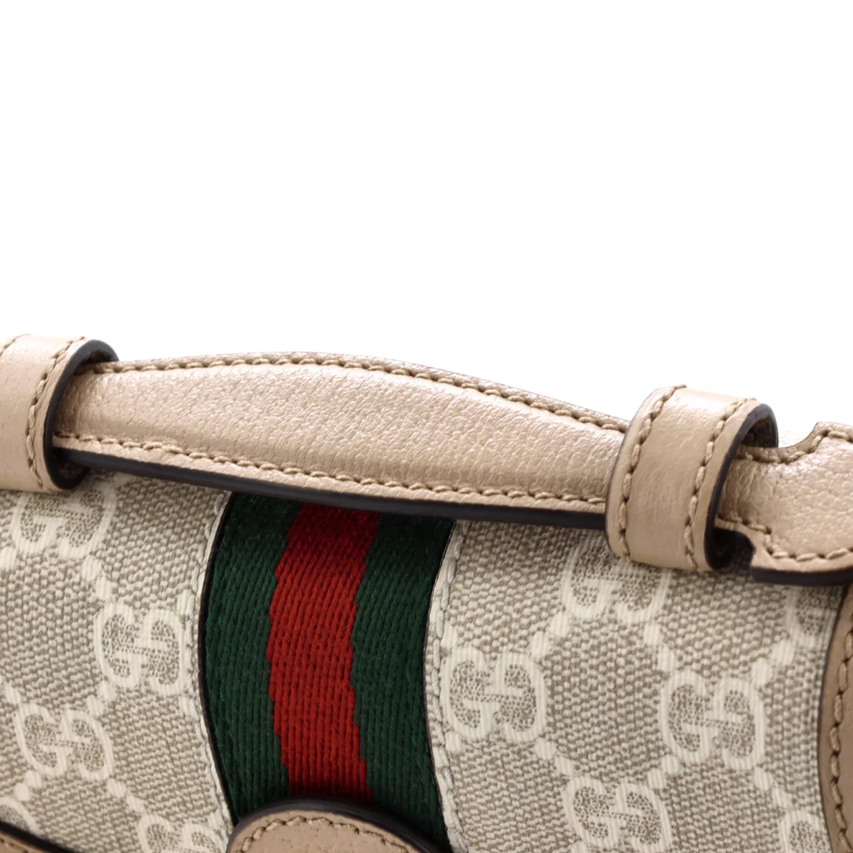 Ophidia Flap Top Handle Bag GG Coated Canvas Mini - Deep Luxury