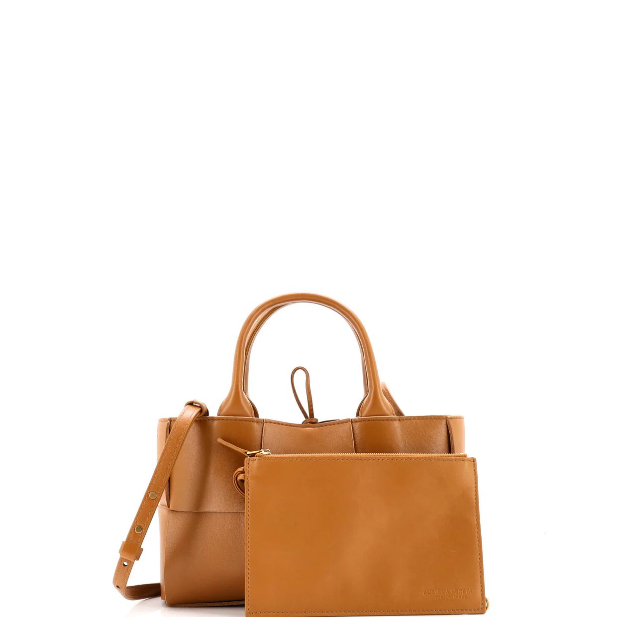 Arco Tote Maxi Intrecciato Leather Small - Deep Luxury