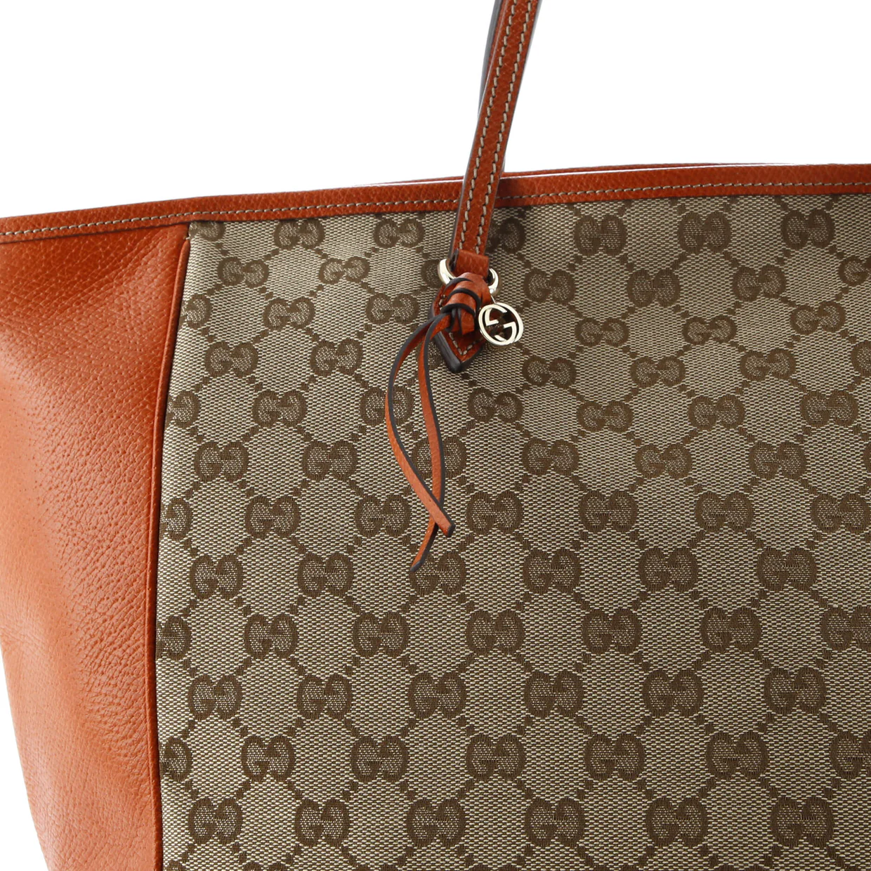 Bree Tote GG Canvas with Leather Medium - Deep Luxury