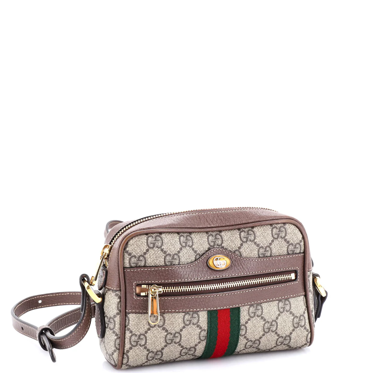 Ophidia Shoulder Bag GG Coated Canvas Mini - Deep Luxury