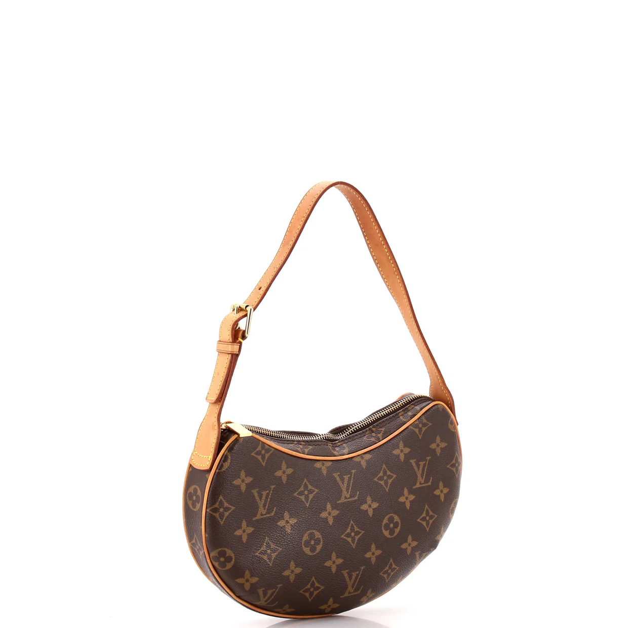 Croissant Handbag Monogram Canvas PM - Deep Luxury