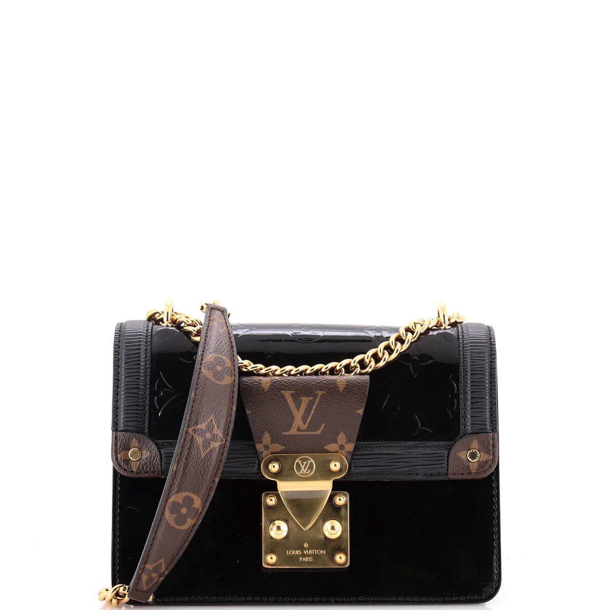 Wynwood Handbag Monogram Vernis with Monogram Canvas and Epi Leather - Deep Luxury