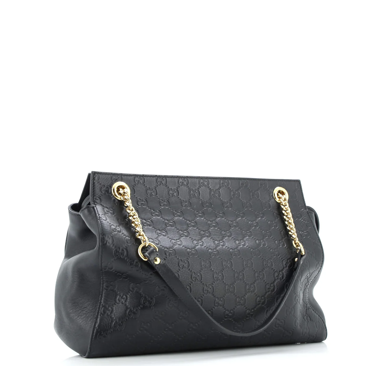 Soft Signature Shoulder Bag Guccissima Leather Large - Deep Luxury