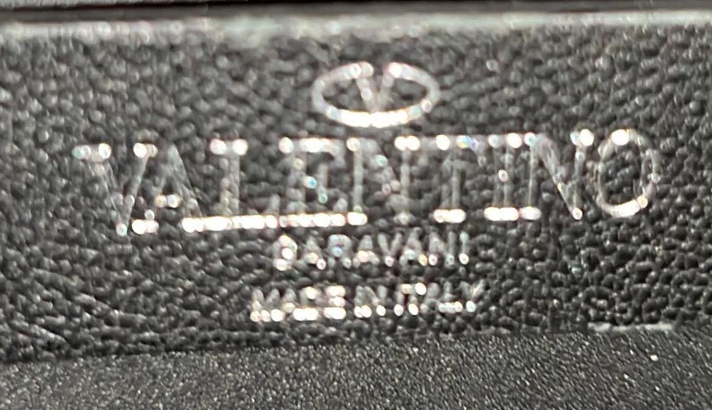 Vlogo Square Crossbody Bag Printed Leather Small - Deep Luxury