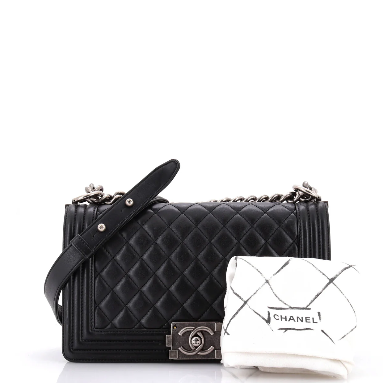 Boy Flap Bag Quilted Lambskin Old Medium - Deep Luxury