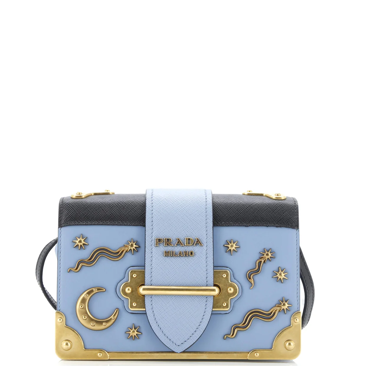 Cahier Crossbody Bag Embellished Leather Small - Deep Luxury