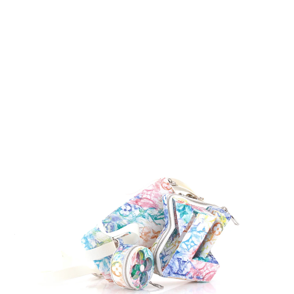 LV Block Limited Edition Monogram Pastel Multicolor - Deep Luxury