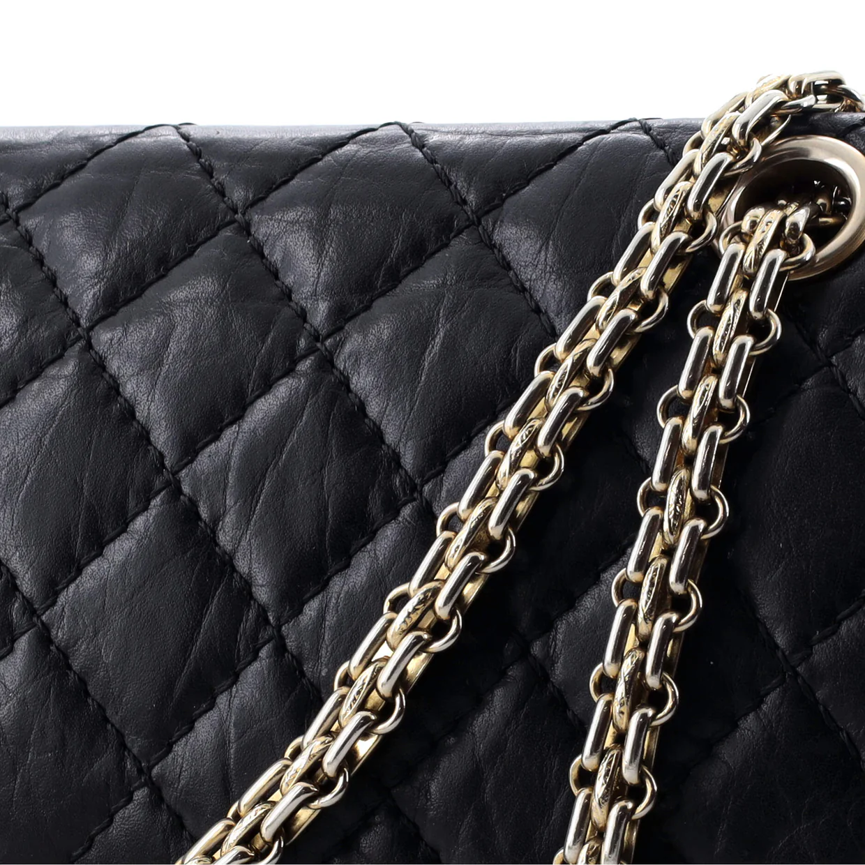 50th Anniversary Reissue 2.55 Flap Bag Quilted Aged Calfskin 225 - Deep Luxury
