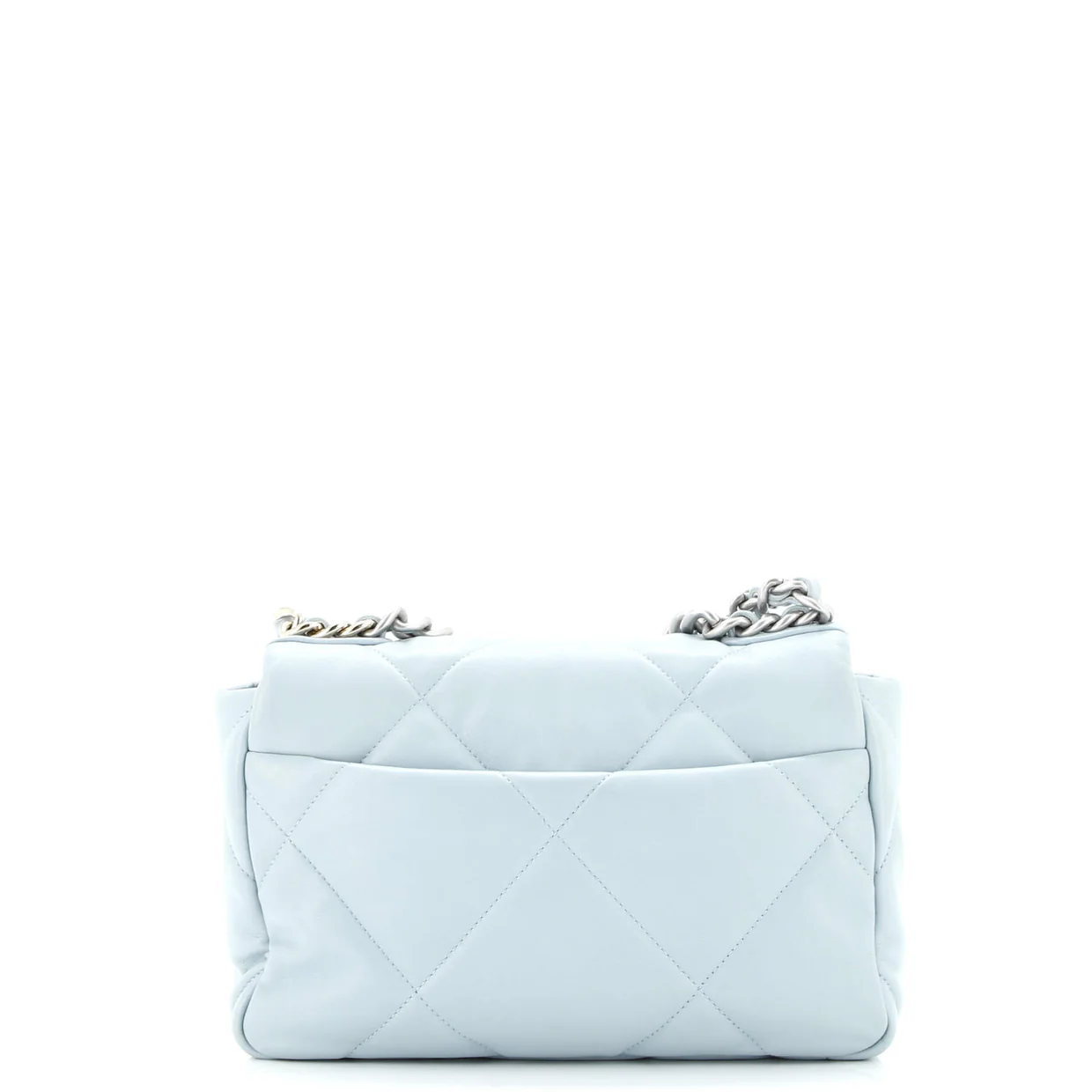 19 Flap Bag Quilted Leather Medium - Deep Luxury