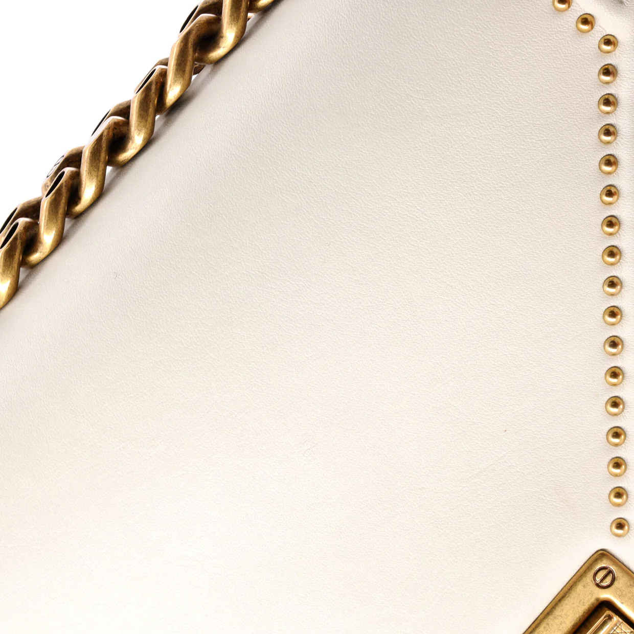 Diorama Flap Bag Studded Leather Small - Deep Luxury