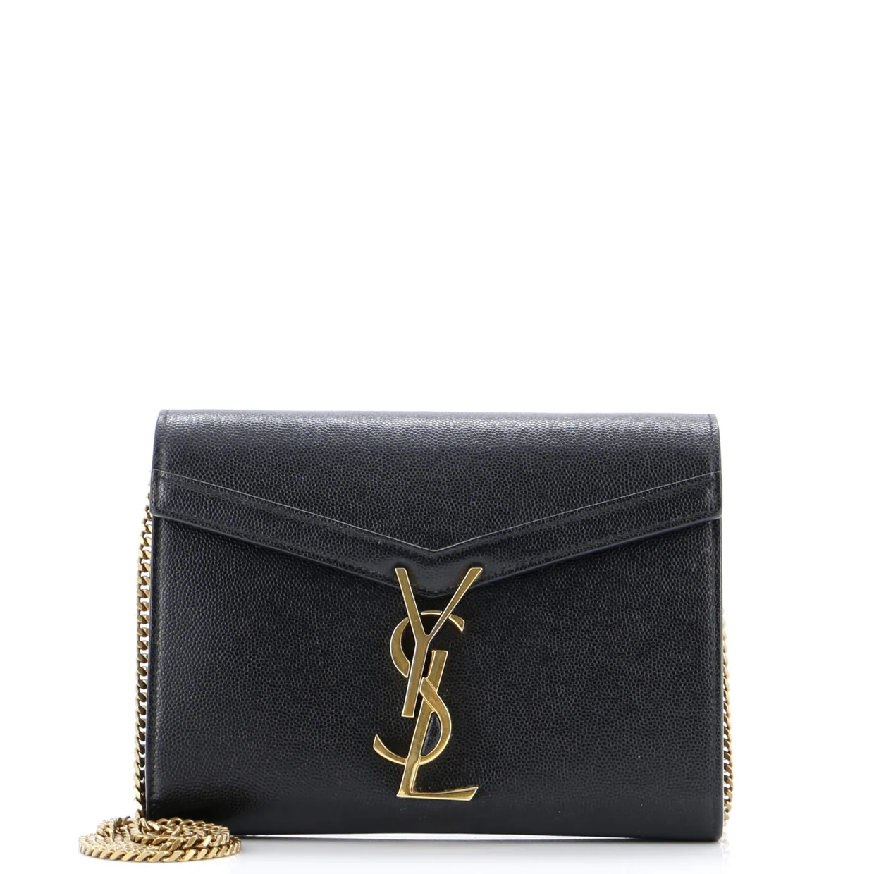 Cassandra Chain Wallet Leather Mini - Deep Luxury