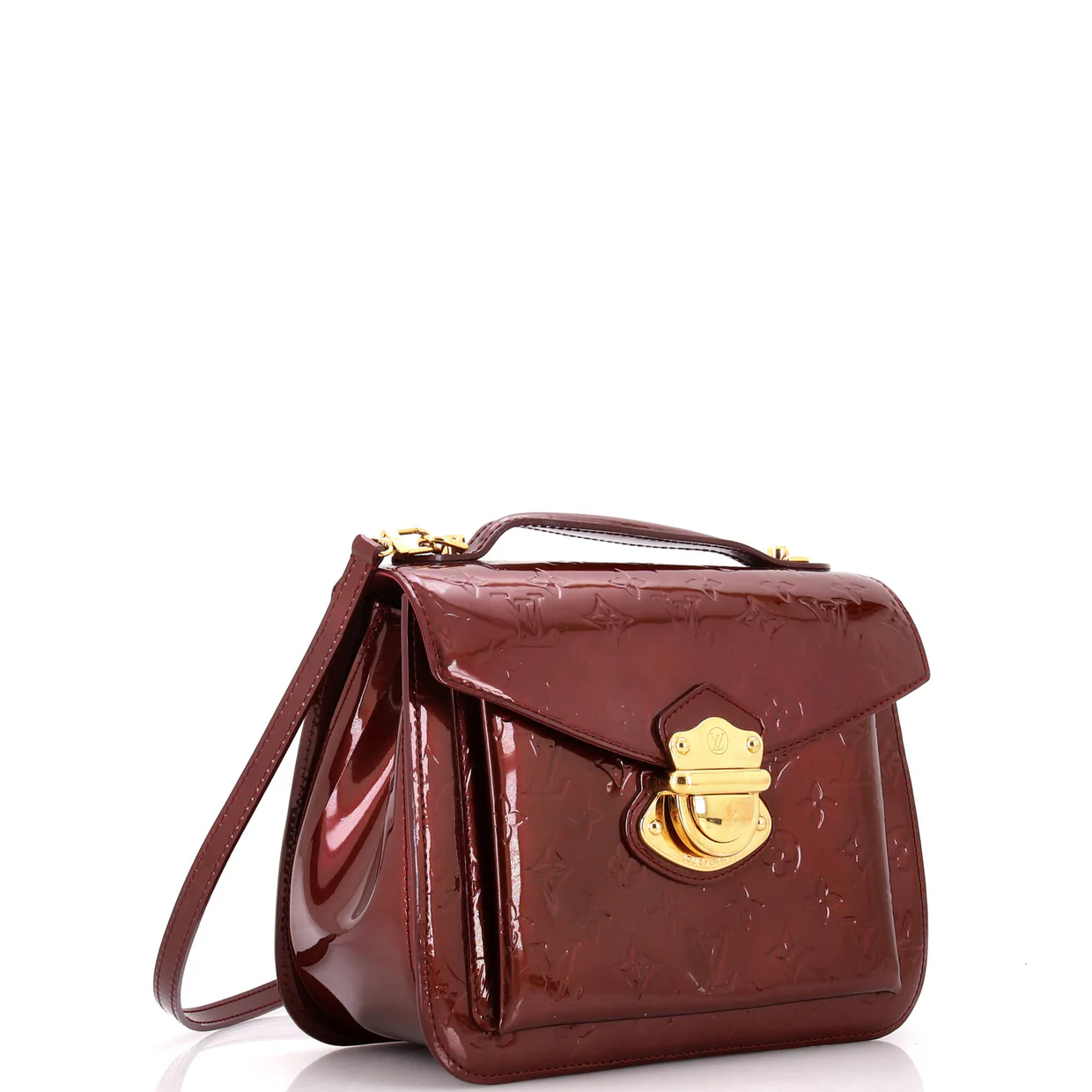 Mirada Handbag Monogram Vernis - Deep Luxury