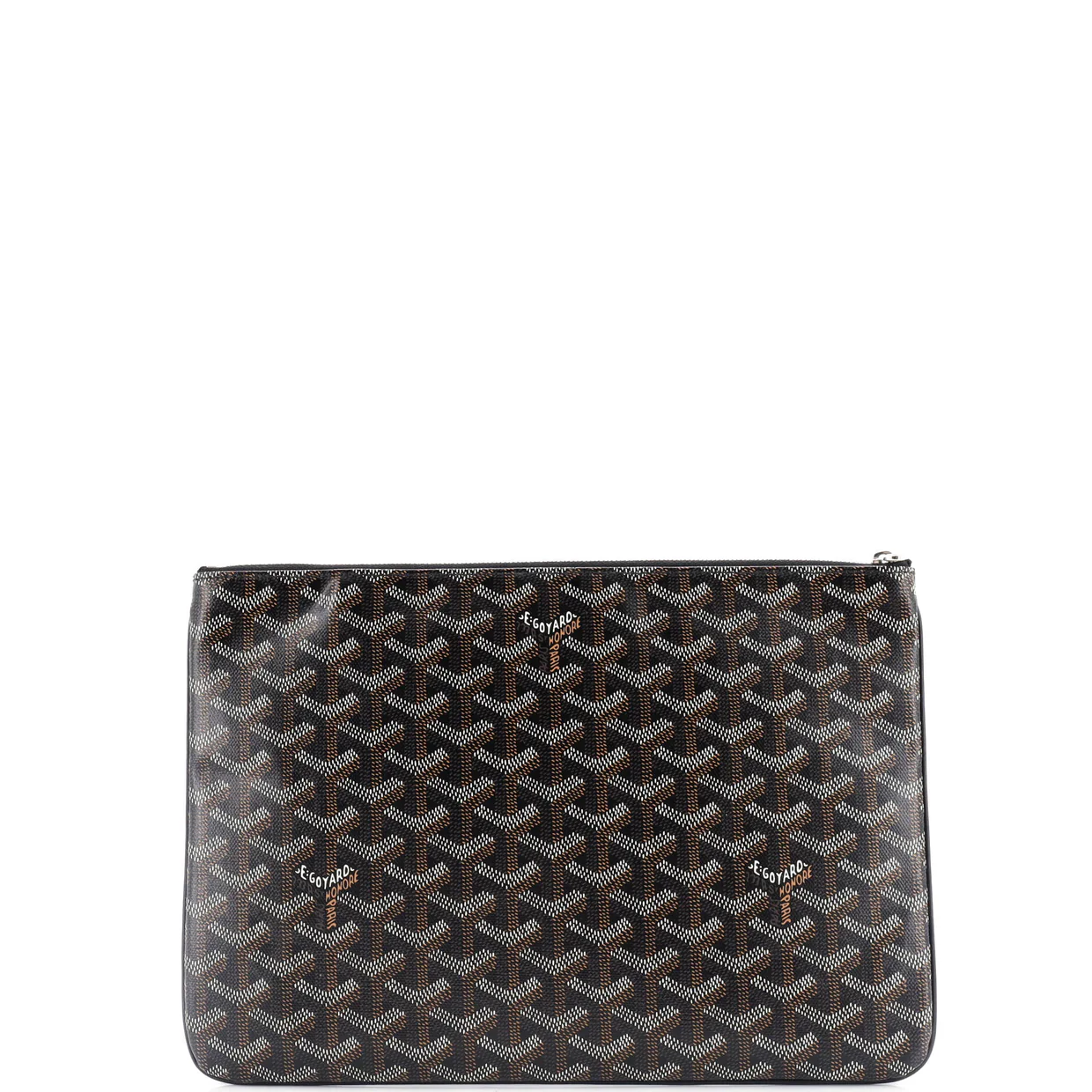 Senat Zip Pouch Coated Canvas MM - Deep Luxury