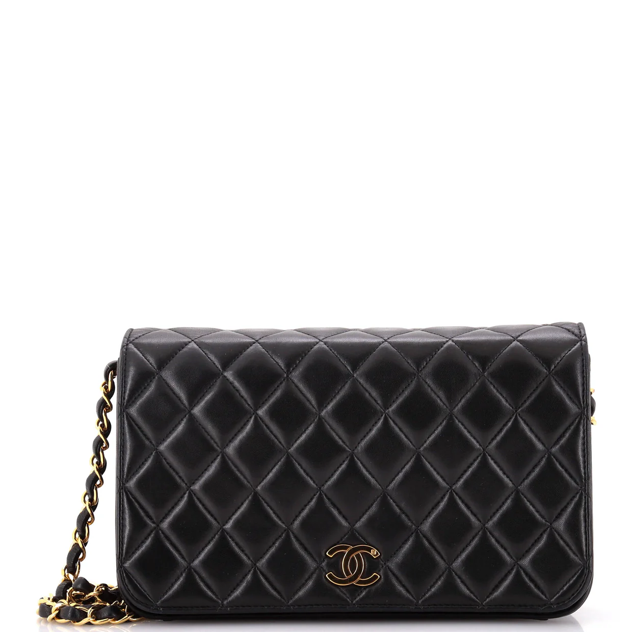 Vintage Full Flap Bag Quilted Lambskin Medium - Deep Luxury