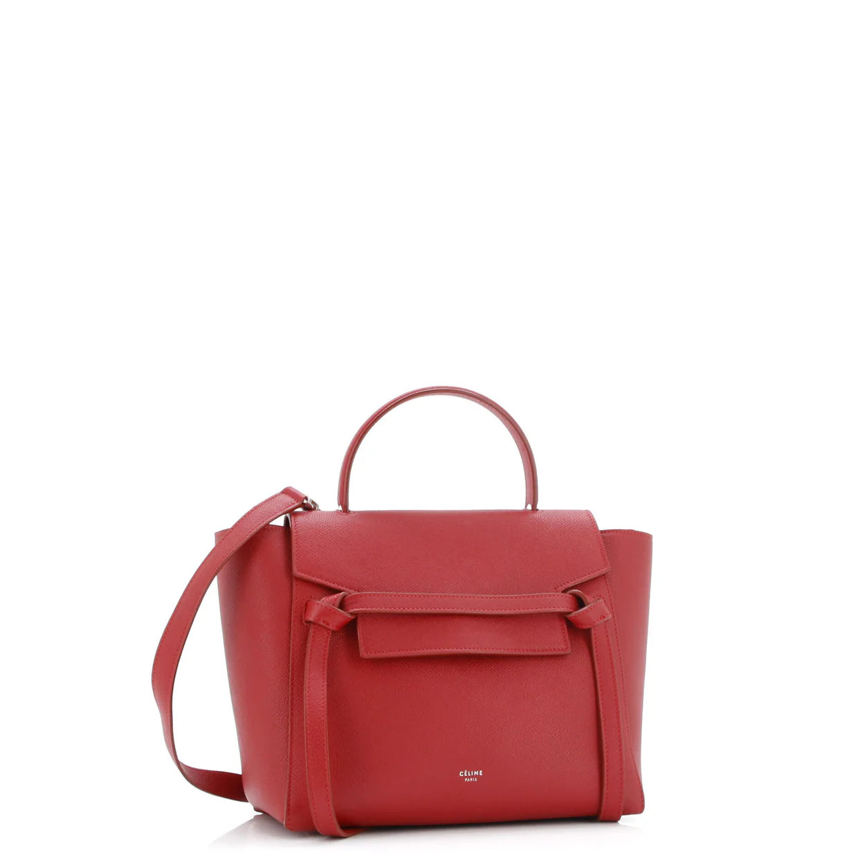 Belt Bag Textured Leather Micro - Deep Luxury