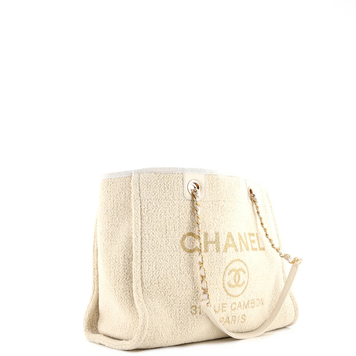 Deauville Tote Boucle Small - Deep Luxury