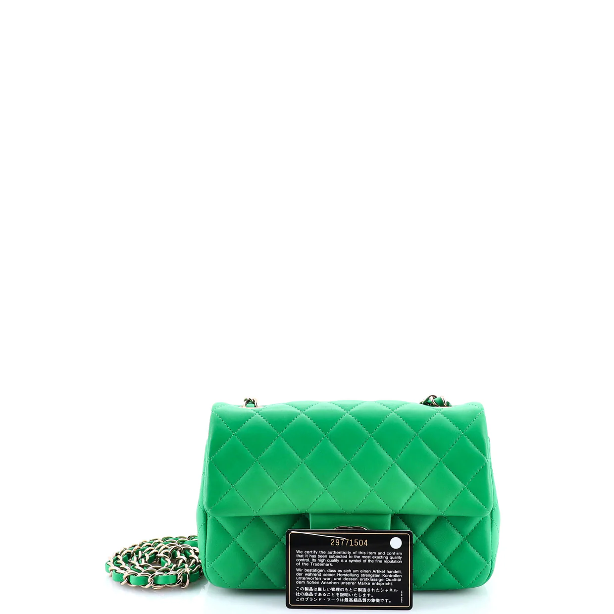 Classic Single Flap Bag Quilted Lambskin Mini - Deep Luxury