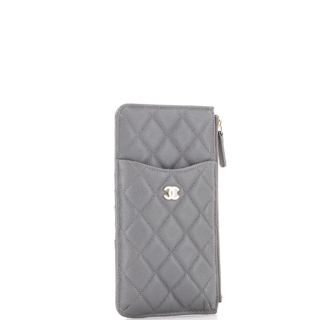 Classic Phone Case Pouch Quilted Caviar - Deep Luxury