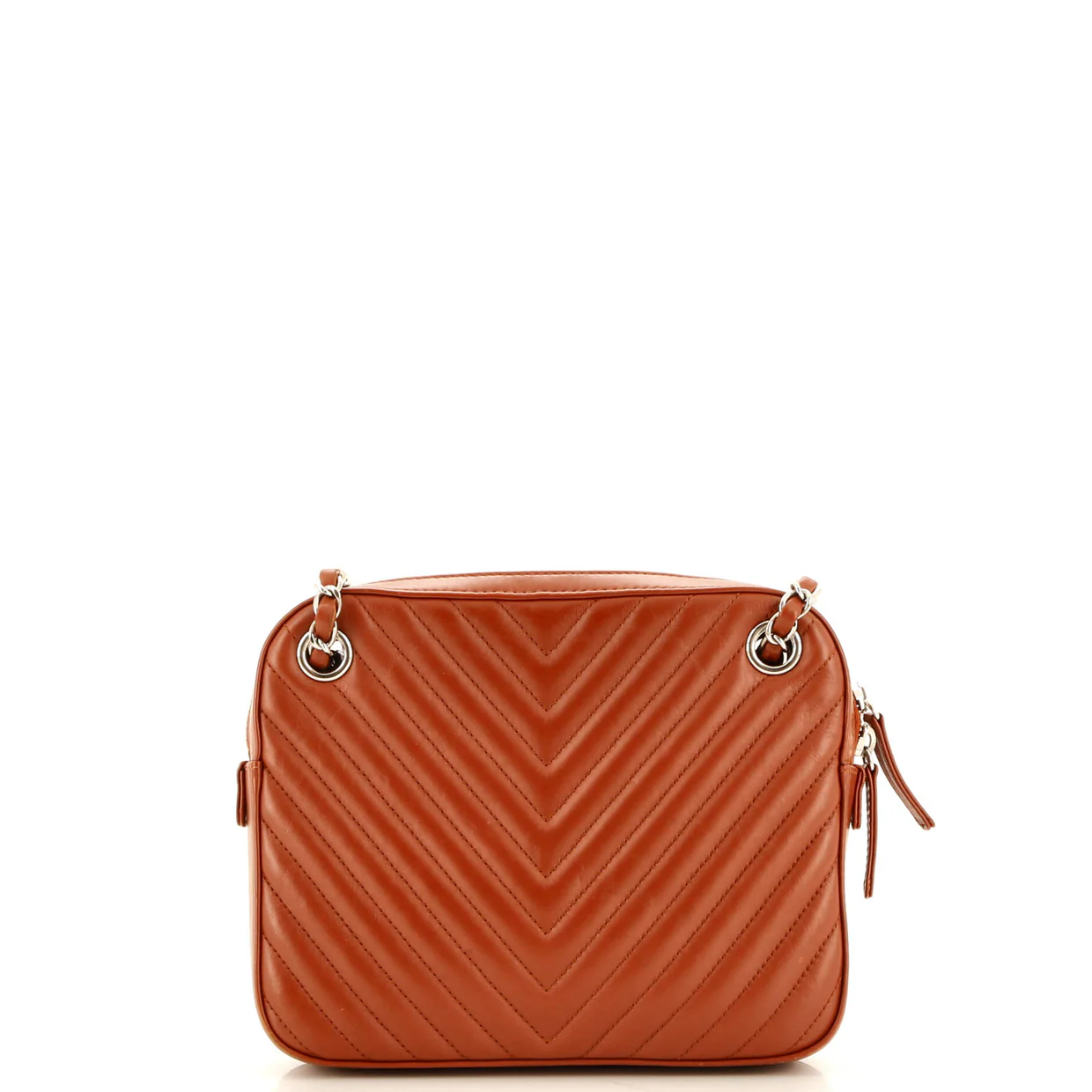 Paris-Hamburg Double Camera Case Bag Chevron and Diamond Quilted Calfskin Small - Deep Luxury