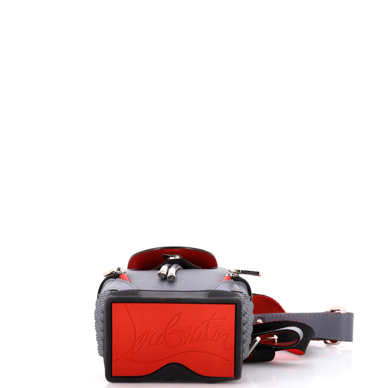 Explorafunk Keyring Crossbody Bag Spiked Leather - Deep Luxury