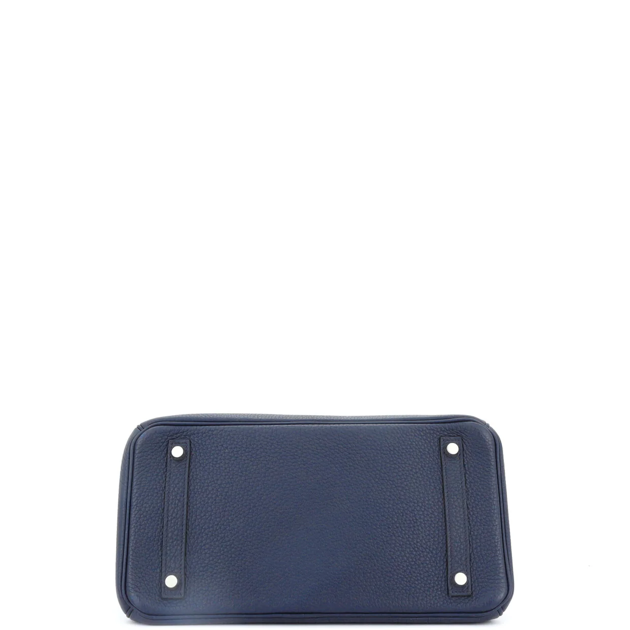 Birkin Handbag Bleu Encre Togo with Palladium Hardware 30 - Deep Luxury