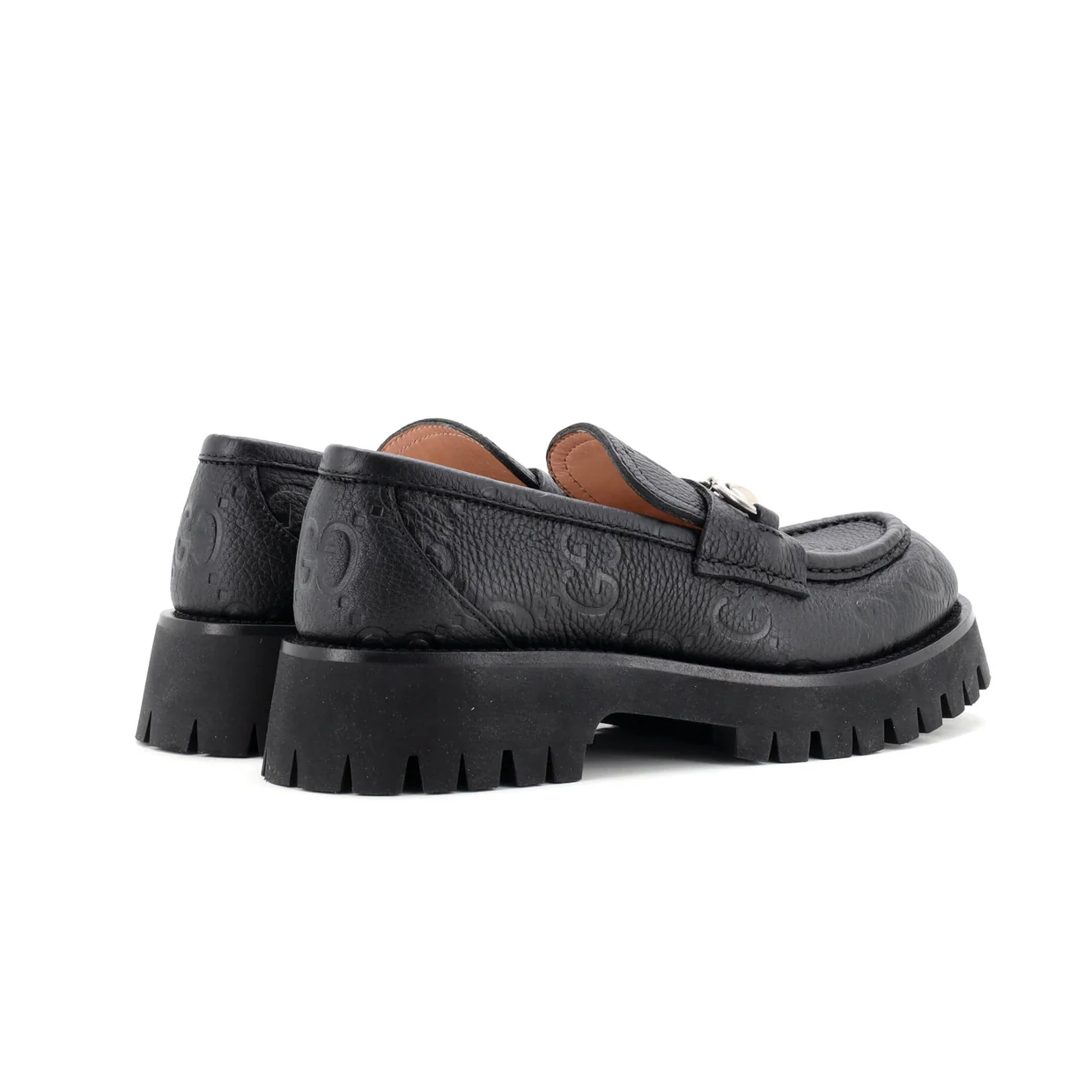 Women's Harald Horsebit Loafers GG Embossed Leather - Deep Luxury