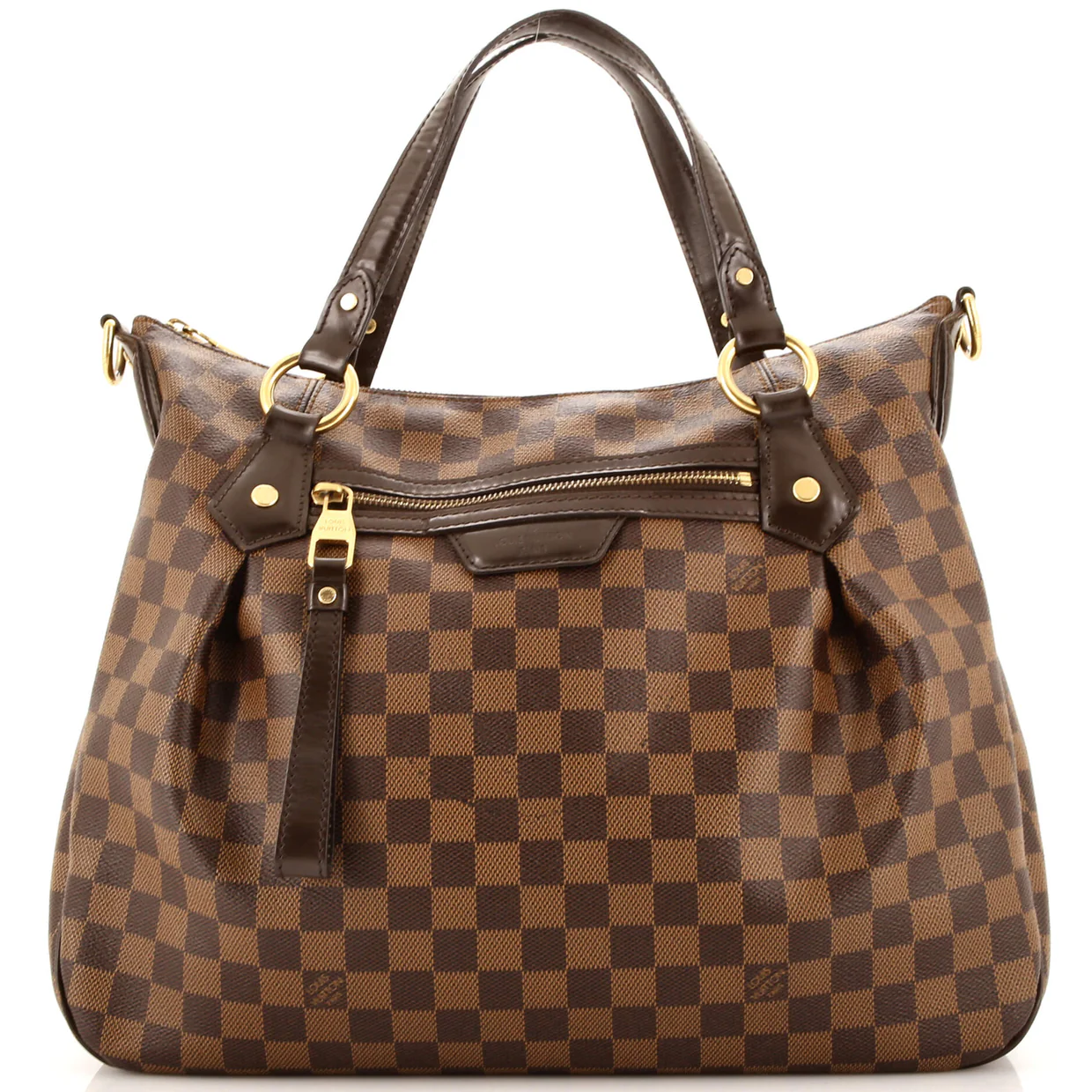 Evora Handbag Damier MM - Deep Luxury