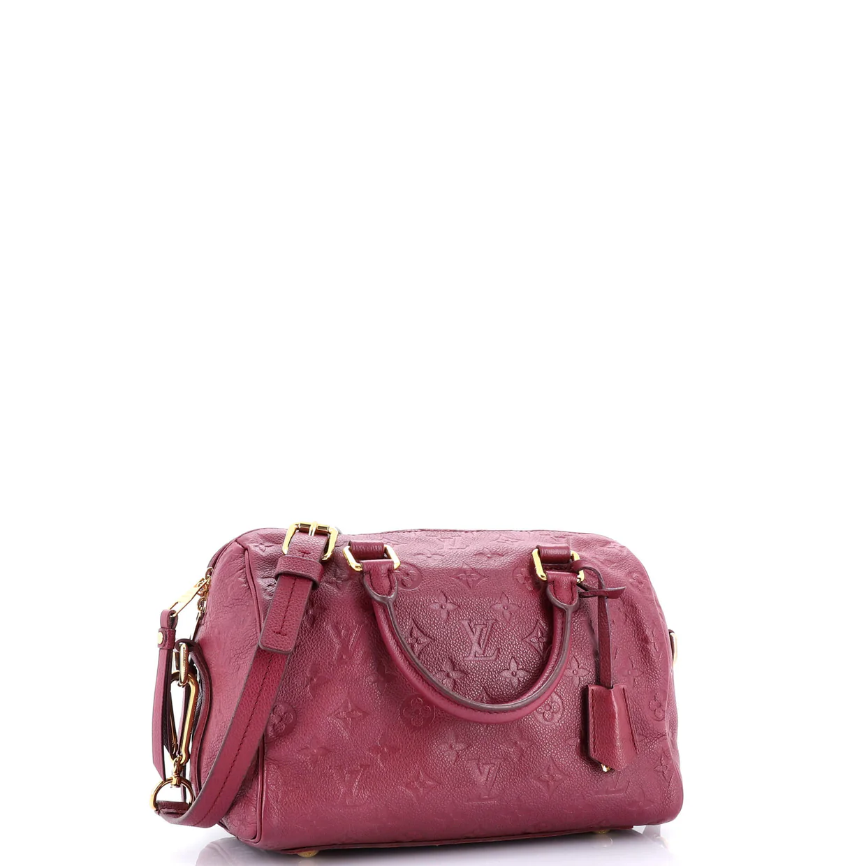 Speedy Bandouliere Bag Monogram Empreinte Leather 25 - Deep Luxury