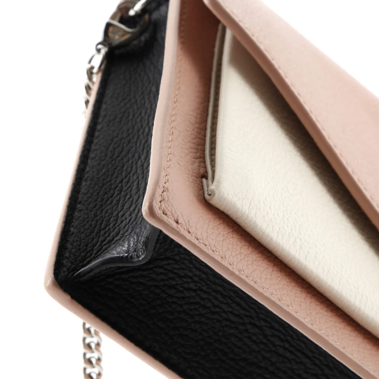 Mylockme Chain Pochette Leather - Deep Luxury
