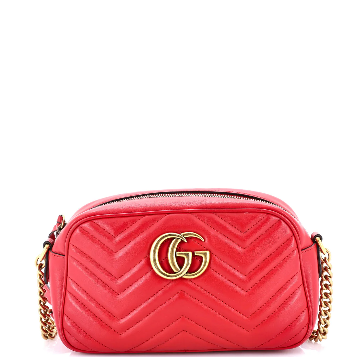 GG Marmont Shoulder Bag Matelasse Leather Small - Deep Luxury